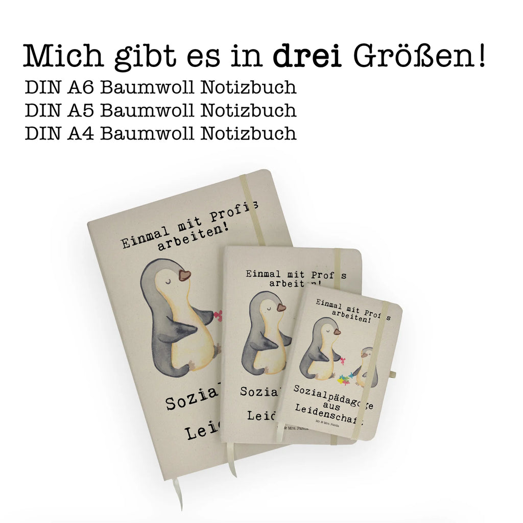 Baumwoll Notizbuch Sozialpädagoge aus Leidenschaft Notizen, Eintragebuch, Tagebuch, Notizblock, Adressbuch, Journal, Kladde, Skizzenbuch, Notizheft, Schreibbuch, Schreibheft, Beruf, Ausbildung, Jubiläum, Abschied, Rente, Kollege, Kollegin, Geschenk, Schenken, Arbeitskollege, Mitarbeiter, Firma, Danke, Dankeschön