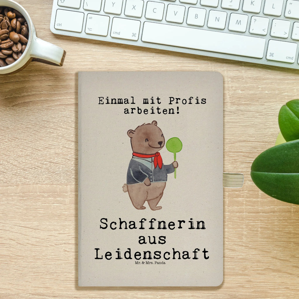 Baumwoll Notizbuch Schaffnerin aus Leidenschaft Notizen, Eintragebuch, Tagebuch, Notizblock, Adressbuch, Journal, Kladde, Skizzenbuch, Notizheft, Schreibbuch, Schreibheft, Beruf, Ausbildung, Jubiläum, Abschied, Rente, Kollege, Kollegin, Geschenk, Schenken, Arbeitskollege, Mitarbeiter, Firma, Danke, Dankeschön