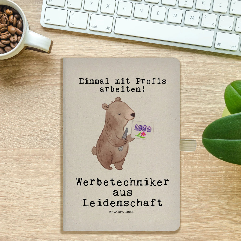 Baumwoll Notizbuch Werbetechniker aus Leidenschaft Notizen, Eintragebuch, Tagebuch, Notizblock, Adressbuch, Journal, Kladde, Skizzenbuch, Notizheft, Schreibbuch, Schreibheft, Beruf, Ausbildung, Jubiläum, Abschied, Rente, Kollege, Kollegin, Geschenk, Schenken, Arbeitskollege, Mitarbeiter, Firma, Danke, Dankeschön