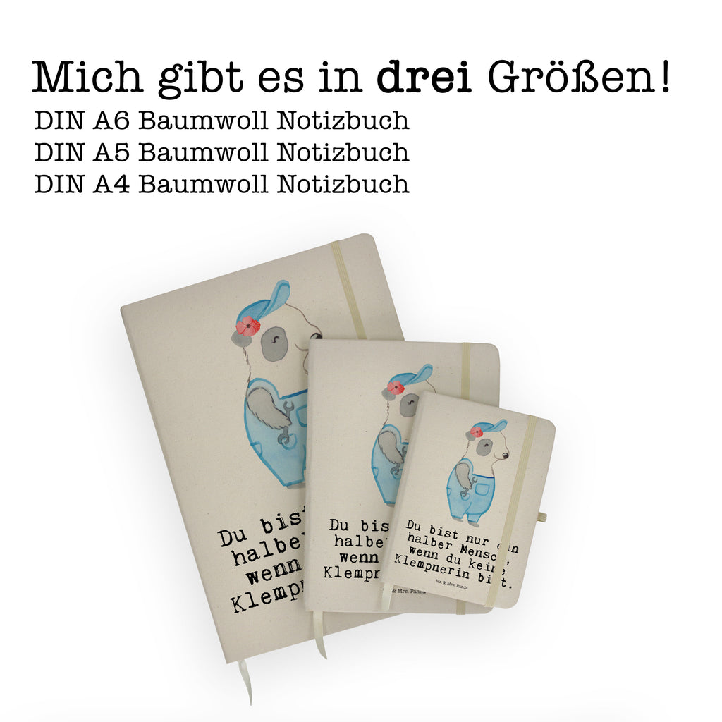 Baumwoll Notizbuch Klempnerin Herz Notizen, Eintragebuch, Tagebuch, Notizblock, Adressbuch, Journal, Kladde, Skizzenbuch, Notizheft, Schreibbuch, Schreibheft, Beruf, Ausbildung, Jubiläum, Abschied, Rente, Kollege, Kollegin, Geschenk, Schenken, Arbeitskollege, Mitarbeiter, Firma, Danke, Dankeschön, Klempnerin, Handwerkerin, Installateurin, Meisterin, Gesellenprüfung, Fachbetrieb, Bauklempnerin, Sanitärinstallationen