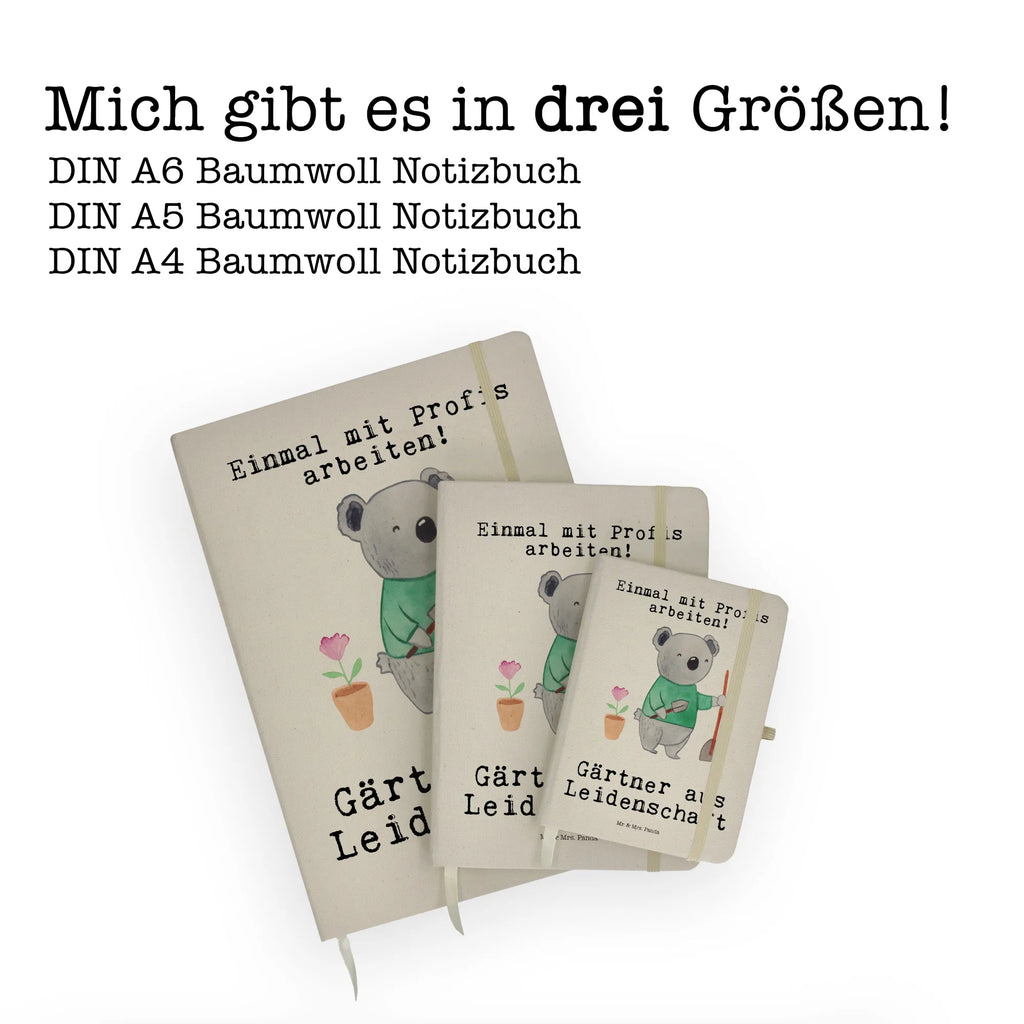 Baumwoll Notizbuch Gärtner aus Leidenschaft Notizen, Eintragebuch, Tagebuch, Notizblock, Adressbuch, Journal, Kladde, Skizzenbuch, Notizheft, Schreibbuch, Schreibheft, Beruf, Ausbildung, Jubiläum, Abschied, Rente, Kollege, Kollegin, Geschenk, Schenken, Arbeitskollege, Mitarbeiter, Firma, Danke, Dankeschön, Gärtner, Gartenplaner, Gärtnerei, Gartenbau, Hobbygärtner, Garten- und Landschaftsbauer