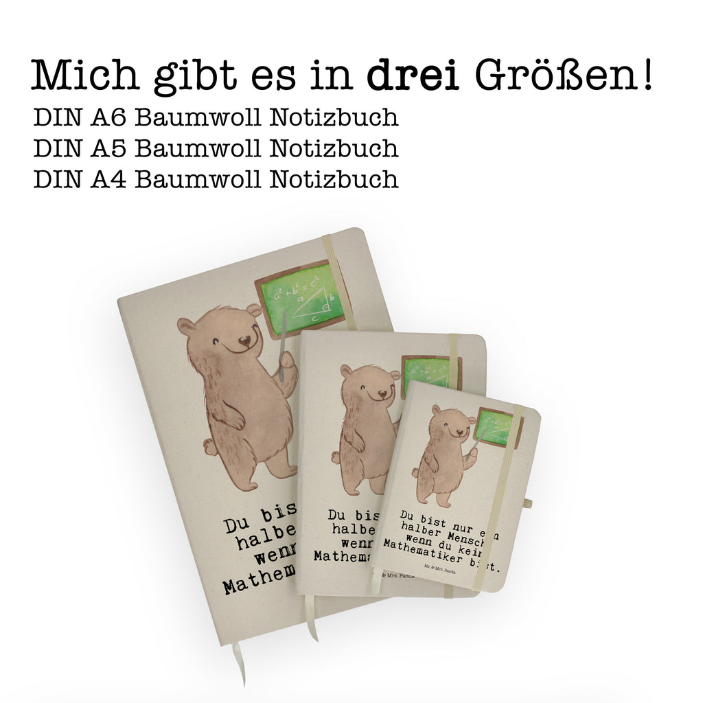 Baumwoll Notizbuch Mathematiker mit Herz Notizen, Eintragebuch, Tagebuch, Notizblock, Adressbuch, Journal, Kladde, Skizzenbuch, Notizheft, Schreibbuch, Schreibheft, Beruf, Ausbildung, Jubiläum, Abschied, Rente, Kollege, Kollegin, Geschenk, Schenken, Arbeitskollege, Mitarbeiter, Firma, Danke, Dankeschön, Mathematiker, Mathematik Studium, Student Mathe, Bachelor, Master, Rechenkünstler, Zahlenmensch