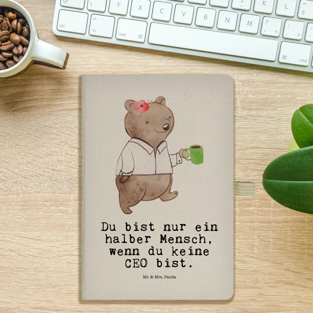 Baumwoll Notizbuch CEO mit Herz Notizen, Eintragebuch, Tagebuch, Notizblock, Adressbuch, Journal, Kladde, Skizzenbuch, Notizheft, Schreibbuch, Schreibheft, Beruf, Ausbildung, Jubiläum, Abschied, Rente, Kollege, Kollegin, Geschenk, Schenken, Arbeitskollege, Mitarbeiter, Firma, Danke, Dankeschön, CEO, Chef, Führungskraft, Geschäftsinhaber, Firmeninhaber, Unternehmensinhaber, Direktor, Leiter