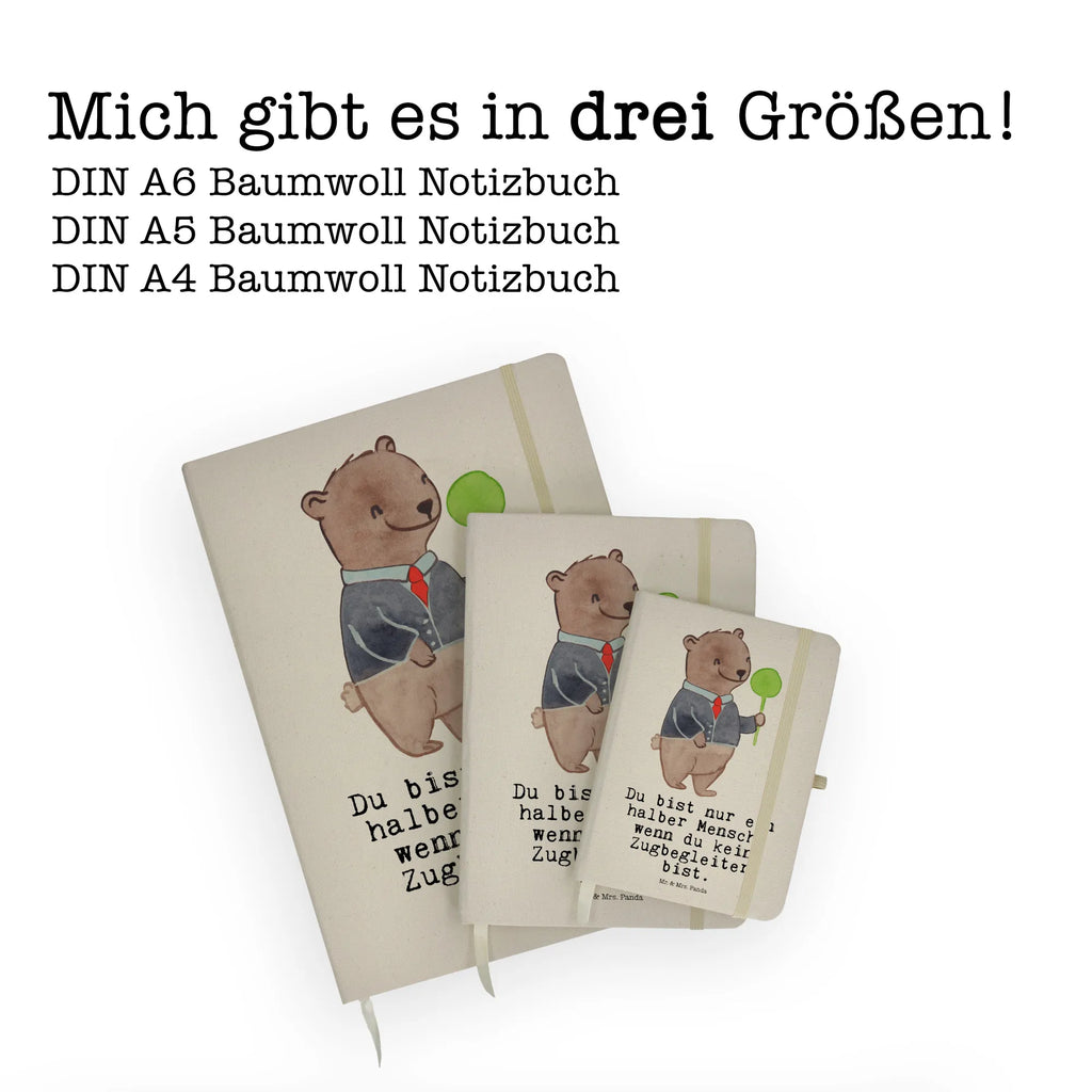 Baumwoll Notizbuch Zugbegleiter mit Herz Notizen, Eintragebuch, Tagebuch, Notizblock, Adressbuch, Journal, Kladde, Skizzenbuch, Notizheft, Schreibbuch, Schreibheft, Beruf, Ausbildung, Jubiläum, Abschied, Rente, Kollege, Kollegin, Geschenk, Schenken, Arbeitskollege, Mitarbeiter, Firma, Danke, Dankeschön