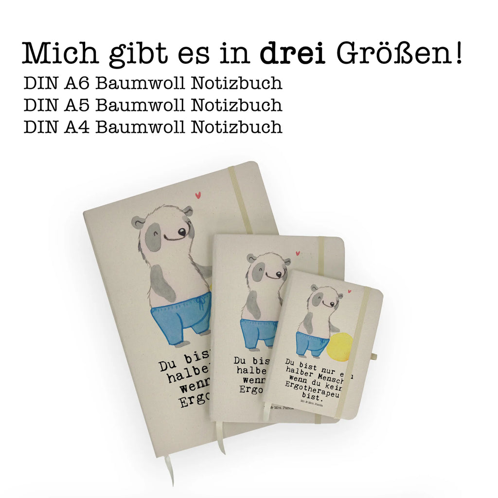 Baumwoll Notizbuch Ergotherapeut mit Herz Notizen, Eintragebuch, Tagebuch, Notizblock, Adressbuch, Journal, Kladde, Skizzenbuch, Notizheft, Schreibbuch, Schreibheft, Beruf, Ausbildung, Jubiläum, Abschied, Rente, Kollege, Kollegin, Geschenk, Schenken, Arbeitskollege, Mitarbeiter, Firma, Danke, Dankeschön, Ergotherapeut, Ergotherapie