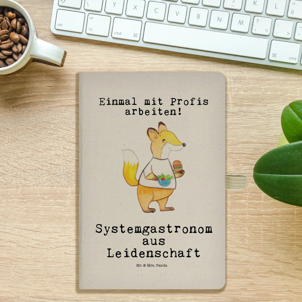 Baumwoll Notizbuch Systemgastronom Leidenschaft Notizen, Eintragebuch, Tagebuch, Notizblock, Adressbuch, Journal, Kladde, Skizzenbuch, Notizheft, Schreibbuch, Schreibheft, Beruf, Ausbildung, Jubiläum, Abschied, Rente, Kollege, Kollegin, Geschenk, Schenken, Arbeitskollege, Mitarbeiter, Firma, Danke, Dankeschön