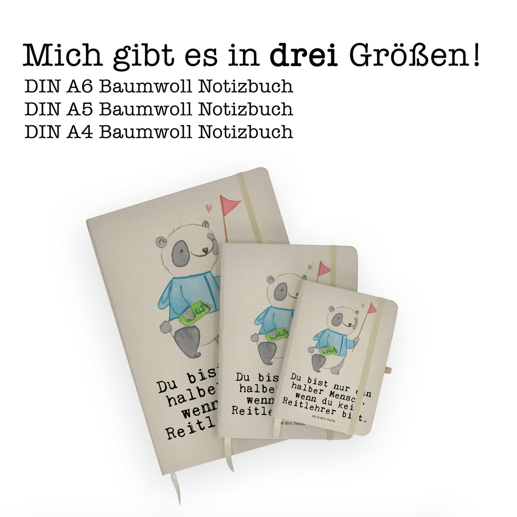 Baumwoll Notizbuch Reitlehrer Herz Notizen, Eintragebuch, Tagebuch, Notizblock, Adressbuch, Journal, Kladde, Skizzenbuch, Notizheft, Schreibbuch, Schreibheft, Beruf, Ausbildung, Jubiläum, Abschied, Rente, Kollege, Kollegin, Geschenk, Schenken, Arbeitskollege, Mitarbeiter, Firma, Danke, Dankeschön