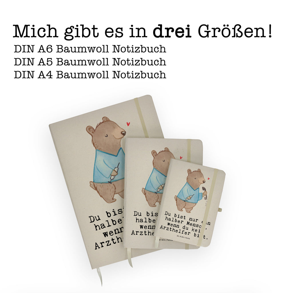 Baumwoll Notizbuch Arzthelfer Herz Notizen, Eintragebuch, Tagebuch, Notizblock, Adressbuch, Journal, Kladde, Skizzenbuch, Notizheft, Schreibbuch, Schreibheft, Beruf, Ausbildung, Jubiläum, Abschied, Rente, Kollege, Kollegin, Geschenk, Schenken, Arbeitskollege, Mitarbeiter, Firma, Danke, Dankeschön, Arzthelfer, Medizinischer Fachangestellter