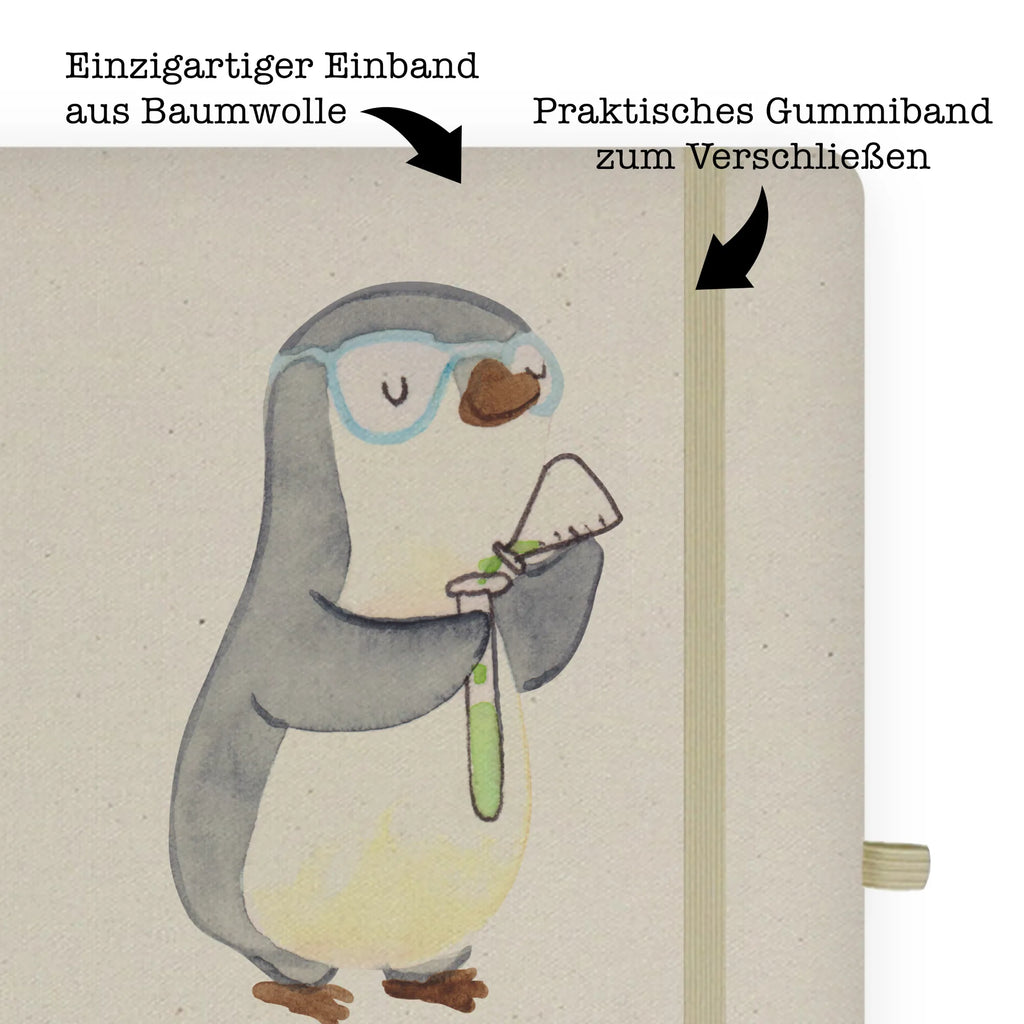 Baumwoll Notizbuch Chemielaborant mit Herz Notizen, Eintragebuch, Tagebuch, Notizblock, Adressbuch, Journal, Kladde, Skizzenbuch, Notizheft, Schreibbuch, Schreibheft, Beruf, Ausbildung, Jubiläum, Abschied, Rente, Kollege, Kollegin, Geschenk, Schenken, Arbeitskollege, Mitarbeiter, Firma, Danke, Dankeschön, Chemiker, Chemielaborant, Naturwissenschaftler, Labor, Studium, Forschung, Wissenschaftler