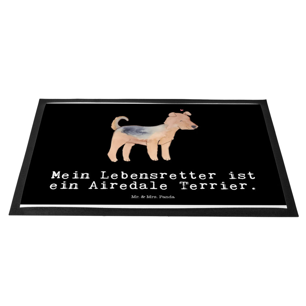 Fußmatte Airedale Terrier Lebensretter Türvorleger, Schmutzmatte, Fußabtreter, Matte, Schmutzfänger, Fußabstreifer, Schmutzfangmatte, Türmatte, Motivfußmatte, Haustürmatte, Vorleger, Fussmatten, Fußmatten, Gummimatte, Fußmatte außen, Fußmatte innen, Fussmatten online, Gummi Matte, Sauberlaufmatte, Fußmatte waschbar, Fußmatte outdoor, Schmutzfangmatte waschbar, Eingangsteppich, Fußabstreifer außen, Fußabtreter außen, Schmutzfangteppich, Fußmatte außen wetterfest, Hund, Hunderasse, Rassehund, Hundebesitzer, Geschenk, Tierfreund, Schenken, Welpe