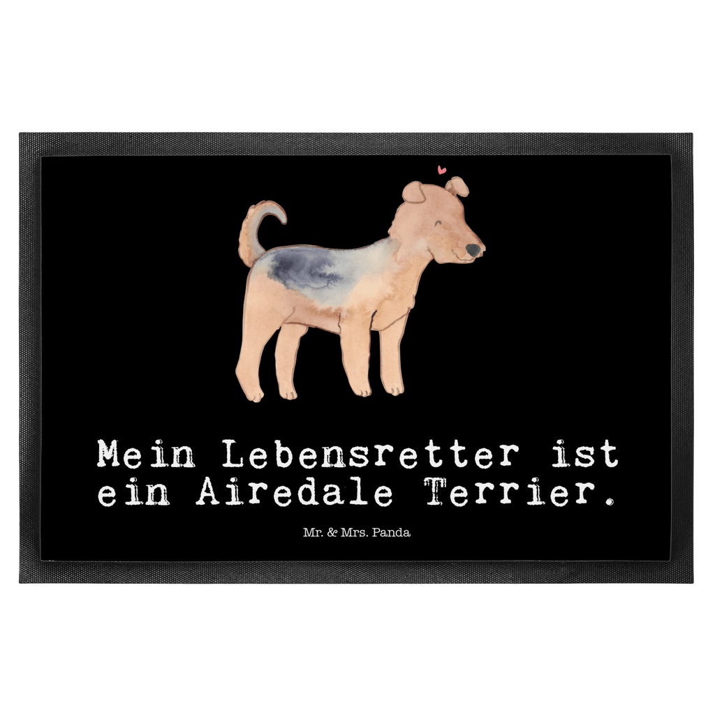 Fußmatte Airedale Terrier Lebensretter Türvorleger, Schmutzmatte, Fußabtreter, Matte, Schmutzfänger, Fußabstreifer, Schmutzfangmatte, Türmatte, Motivfußmatte, Haustürmatte, Vorleger, Fussmatten, Fußmatten, Gummimatte, Fußmatte außen, Fußmatte innen, Fussmatten online, Gummi Matte, Sauberlaufmatte, Fußmatte waschbar, Fußmatte outdoor, Schmutzfangmatte waschbar, Eingangsteppich, Fußabstreifer außen, Fußabtreter außen, Schmutzfangteppich, Fußmatte außen wetterfest, Hund, Hunderasse, Rassehund, Hundebesitzer, Geschenk, Tierfreund, Schenken, Welpe