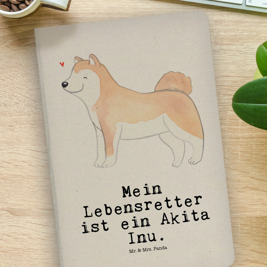 Baumwoll Notizbuch Akita Inu Lebensretter Notizen, Eintragebuch, Tagebuch, Notizblock, Adressbuch, Journal, Kladde, Skizzenbuch, Notizheft, Schreibbuch, Schreibheft, Hund, Hunderasse, Rassehund, Hundebesitzer, Geschenk, Tierfreund, Schenken, Welpe