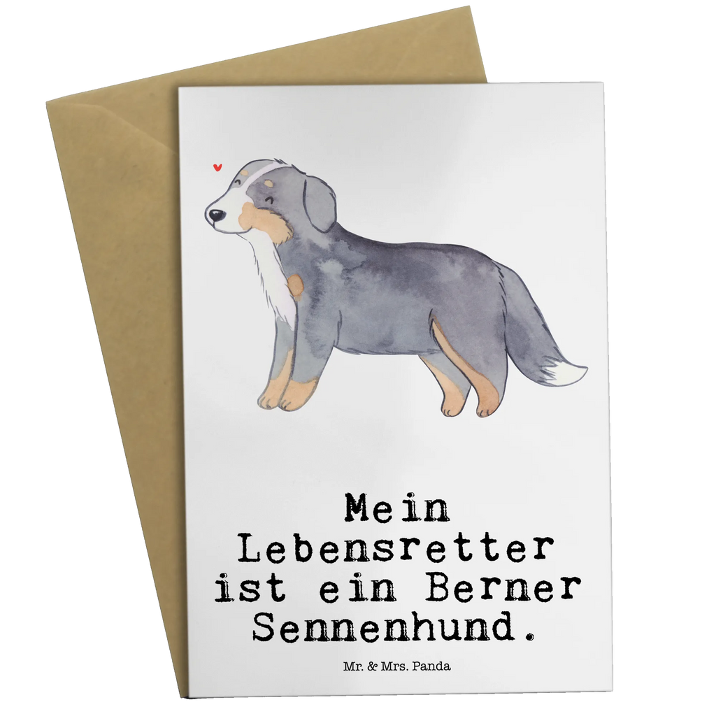 Grußkarte Berner Sennenhund Lebensretter Grußkarte, Klappkarte, Einladungskarte, Glückwunschkarte, Hochzeitskarte, Geburtstagskarte, Karte, Ansichtskarten, Hund, Hunderasse, Rassehund, Hundebesitzer, Geschenk, Tierfreund, Schenken, Welpe, Dürrbächler, Berner Sennenhund