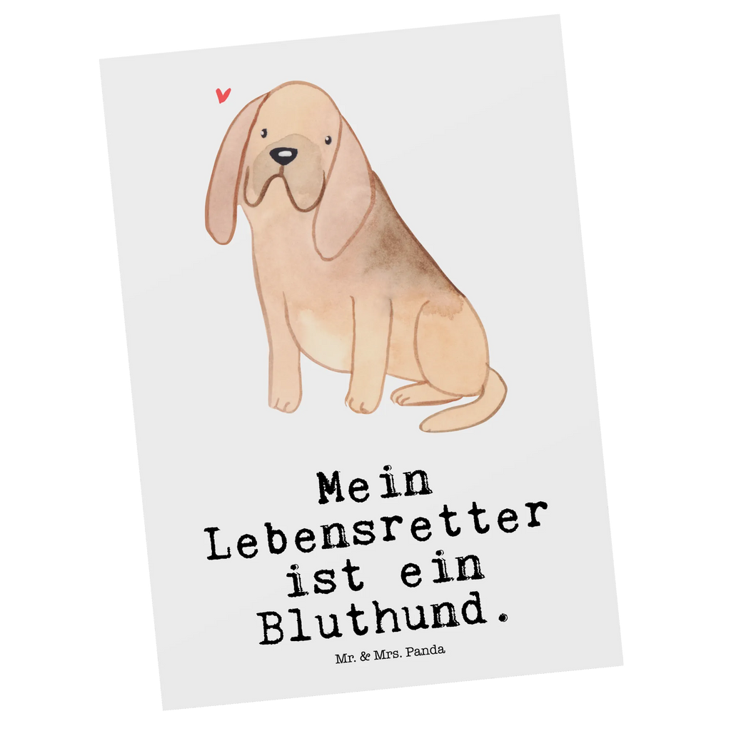 Postkarte Bloodhound Lebensretter Postkarte, Karte, Geschenkkarte, Grußkarte, Einladung, Ansichtskarte, Geburtstagskarte, Einladungskarte, Dankeskarte, Ansichtskarten, Einladung Geburtstag, Einladungskarten Geburtstag, Hund, Hunderasse, Rassehund, Hundebesitzer, Geschenk, Tierfreund, Schenken, Welpe, Bluthund, Bloodhound, St. Hubertushund, Chien de Saint Hubert