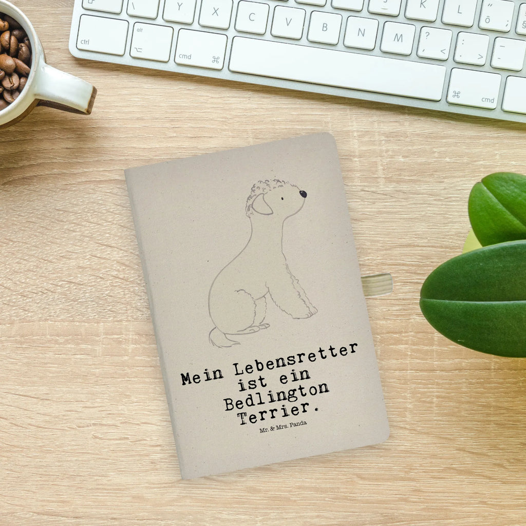 Baumwoll Notizbuch Bedlington Terrier Lebensretter Notizen, Eintragebuch, Tagebuch, Notizblock, Adressbuch, Journal, Kladde, Skizzenbuch, Notizheft, Schreibbuch, Schreibheft, Hund, Hunderasse, Rassehund, Hundebesitzer, Geschenk, Tierfreund, Schenken, Welpe, Bedlington Terrier, Terrier