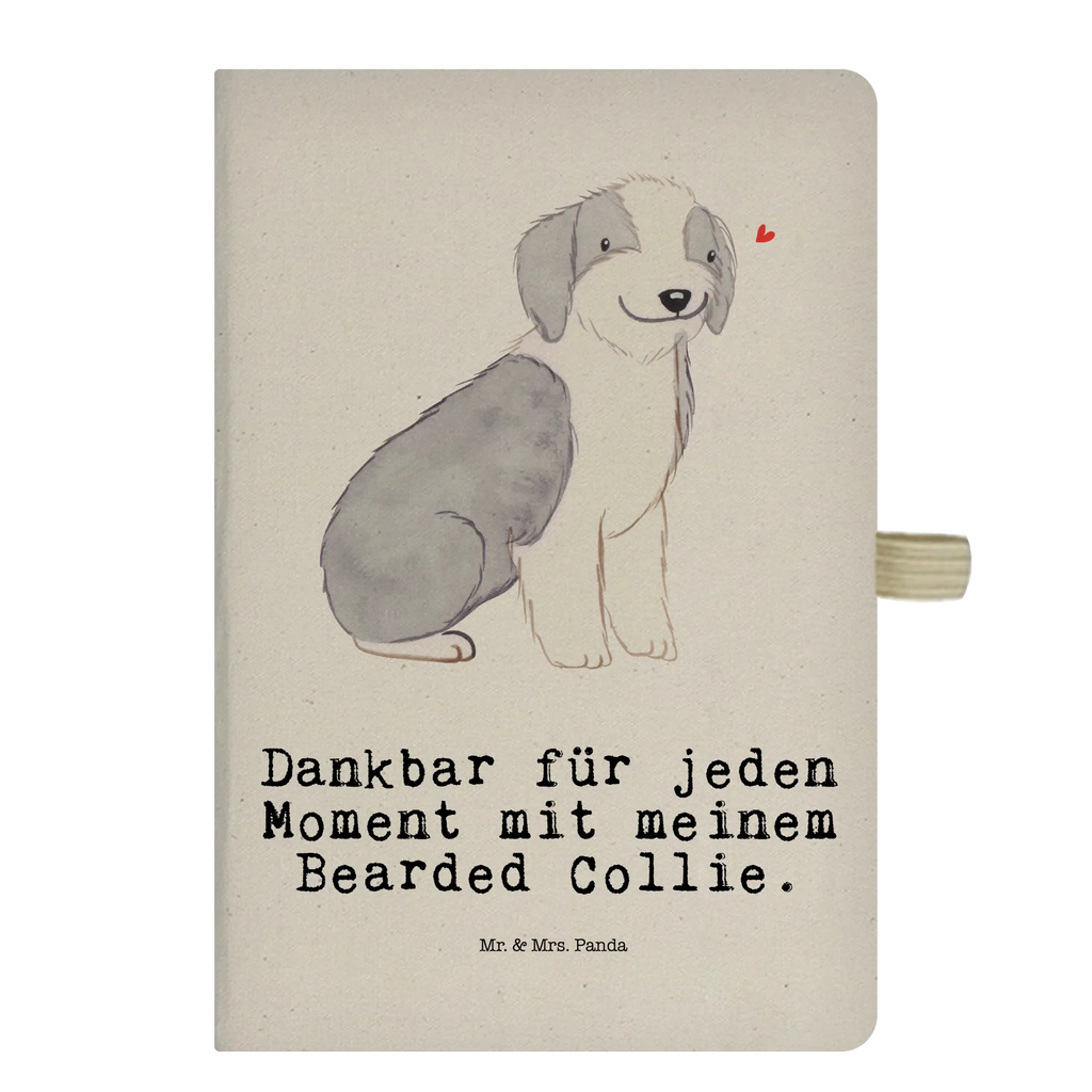 Baumwoll Notizbuch Bearded Collie Moment Notizen, Eintragebuch, Tagebuch, Notizblock, Adressbuch, Journal, Kladde, Skizzenbuch, Notizheft, Schreibbuch, Schreibheft, Hund, Hunderasse, Rassehund, Hundebesitzer, Geschenk, Tierfreund, Schenken, Welpe, Bearded Collie, britischer Hütehund