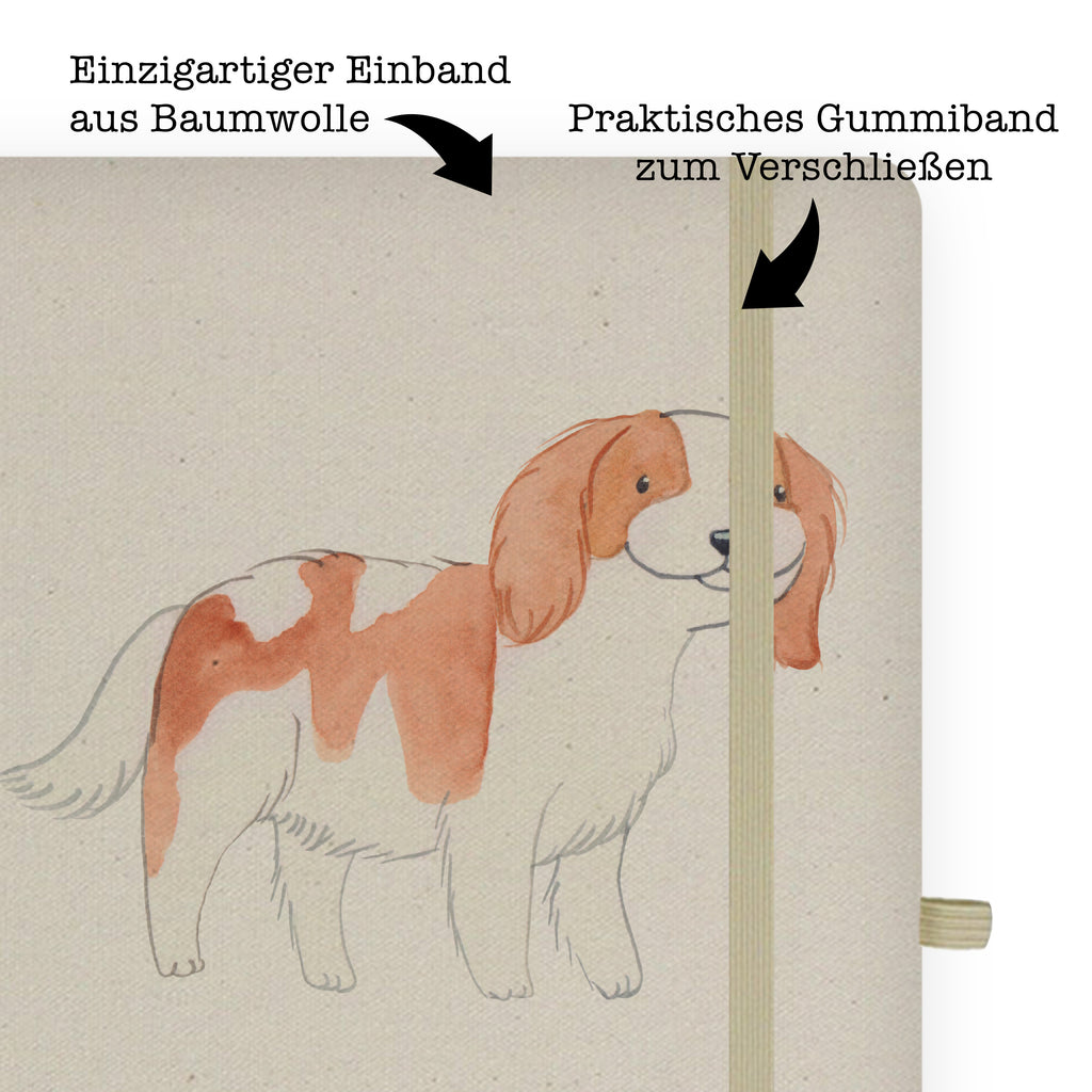 Baumwoll Notizbuch Cavalier King Charles Spaniel Moment Notizen, Eintragebuch, Tagebuch, Notizblock, Adressbuch, Journal, Kladde, Skizzenbuch, Notizheft, Schreibbuch, Schreibheft, Hund, Hunderasse, Rassehund, Hundebesitzer, Geschenk, Tierfreund, Schenken, Welpe, Cavalier King Charles Spaniel