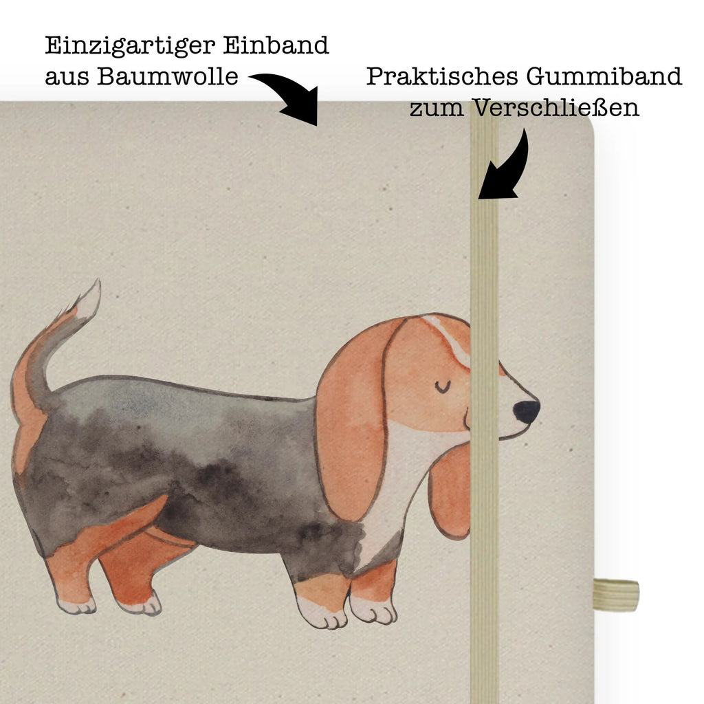 Baumwoll Notizbuch Basset Hound Moment Notizen, Eintragebuch, Tagebuch, Notizblock, Adressbuch, Journal, Kladde, Skizzenbuch, Notizheft, Schreibbuch, Schreibheft, Hund, Hunderasse, Rassehund, Hundebesitzer, Geschenk, Tierfreund, Schenken, Welpe, Basset Hound, Basset