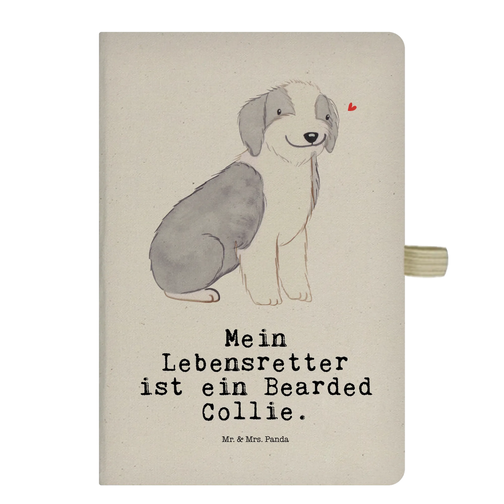 Baumwoll Notizbuch Bearded Collie Lebensretter Notizen, Eintragebuch, Tagebuch, Notizblock, Adressbuch, Journal, Kladde, Skizzenbuch, Notizheft, Schreibbuch, Schreibheft, Hund, Hunderasse, Rassehund, Hundebesitzer, Geschenk, Tierfreund, Schenken, Welpe, Bearded Collie, britischer Hütehund