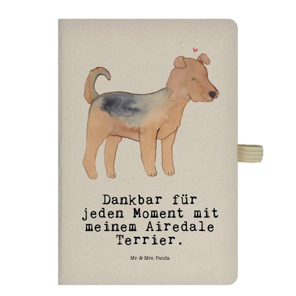 Baumwoll Notizbuch Airedale Terrier Moment Notizen, Eintragebuch, Tagebuch, Notizblock, Adressbuch, Journal, Kladde, Skizzenbuch, Notizheft, Schreibbuch, Schreibheft, Hund, Hunderasse, Rassehund, Hundebesitzer, Geschenk, Tierfreund, Schenken, Welpe, Airedale Terrier