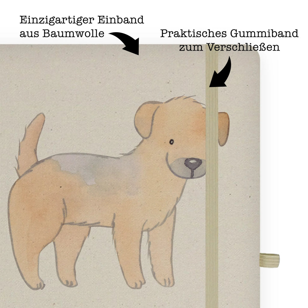 Baumwoll Notizbuch Border Terrier Moment Notizen, Eintragebuch, Tagebuch, Notizblock, Adressbuch, Journal, Kladde, Skizzenbuch, Notizheft, Schreibbuch, Schreibheft, Hund, Hunderasse, Rassehund, Hundebesitzer, Geschenk, Tierfreund, Schenken, Welpe, Border Terrier