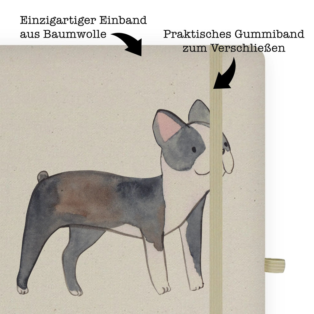 Baumwoll Notizbuch Boston Terrier Moment Notizen, Eintragebuch, Tagebuch, Notizblock, Adressbuch, Journal, Kladde, Skizzenbuch, Notizheft, Schreibbuch, Schreibheft, Hund, Hunderasse, Rassehund, Hundebesitzer, Geschenk, Tierfreund, Schenken, Welpe, Boston Terrier