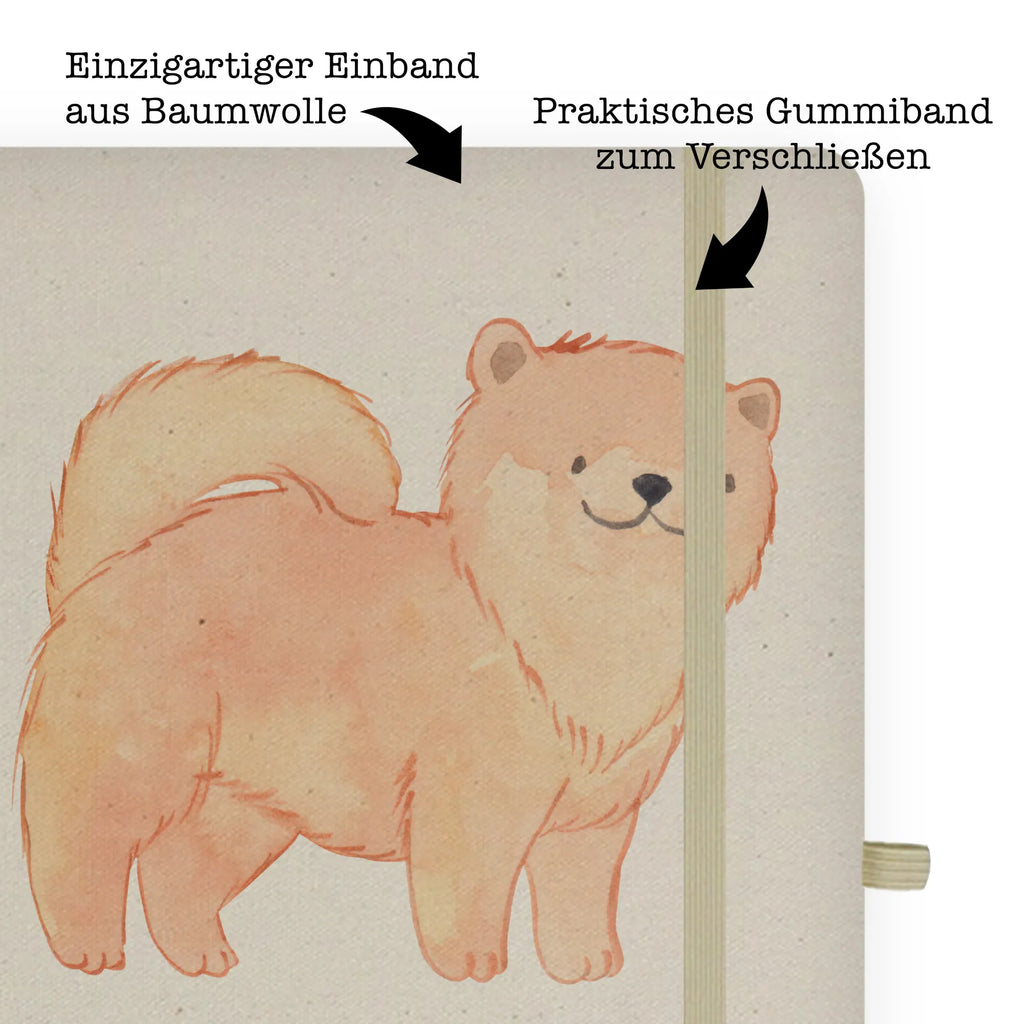 Baumwoll Notizbuch Chow-Chow Moment Notizen, Eintragebuch, Tagebuch, Notizblock, Adressbuch, Journal, Kladde, Skizzenbuch, Notizheft, Schreibbuch, Schreibheft, Hund, Hunderasse, Rassehund, Hundebesitzer, Geschenk, Tierfreund, Schenken, Welpe, Chow-Chow, Asiatischer Spitz