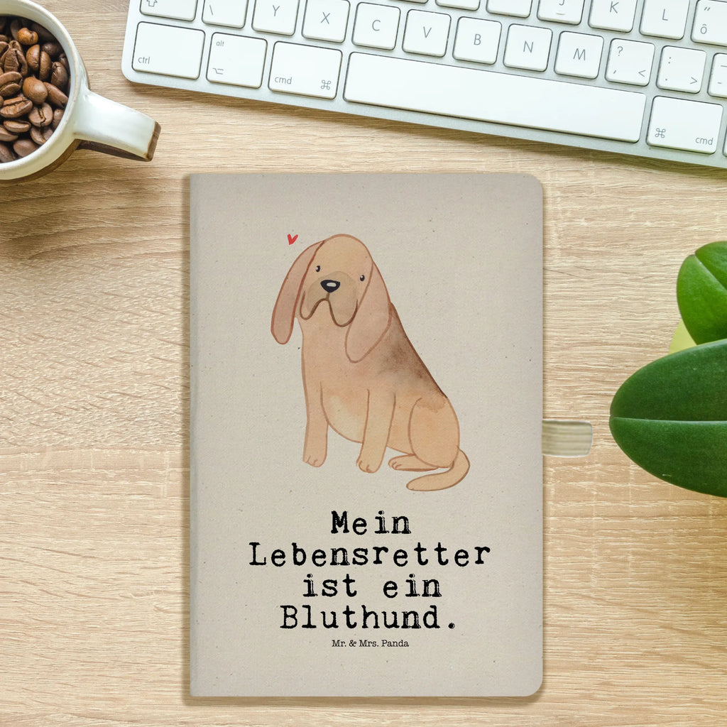 Baumwoll Notizbuch Bloodhound Lebensretter Notizen, Eintragebuch, Tagebuch, Notizblock, Adressbuch, Journal, Kladde, Skizzenbuch, Notizheft, Schreibbuch, Schreibheft, Hund, Hunderasse, Rassehund, Hundebesitzer, Geschenk, Tierfreund, Schenken, Welpe, Bluthund, Bloodhound, St. Hubertushund, Chien de Saint Hubert