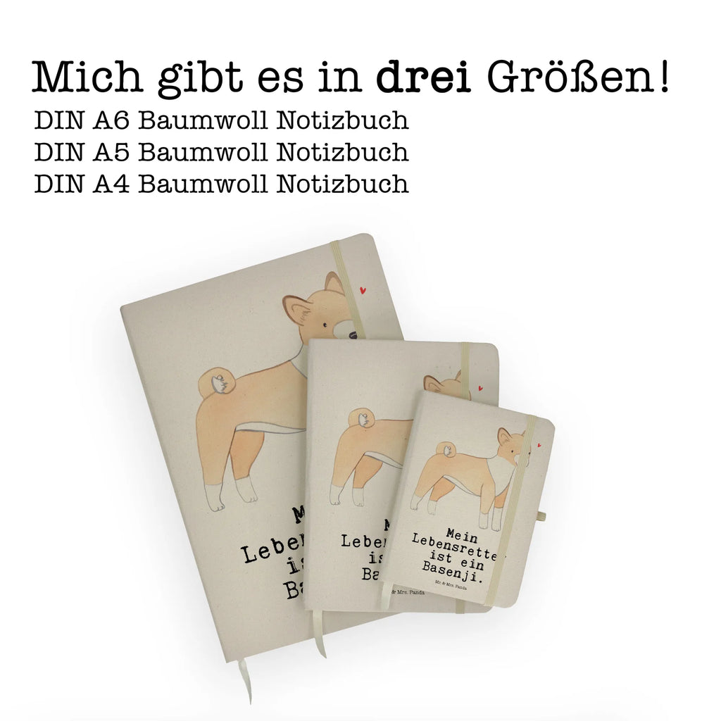 Baumwoll Notizbuch Basenji Lebensretter Notizen, Eintragebuch, Tagebuch, Notizblock, Adressbuch, Journal, Kladde, Skizzenbuch, Notizheft, Schreibbuch, Schreibheft, Hund, Hunderasse, Rassehund, Hundebesitzer, Geschenk, Tierfreund, Schenken, Welpe, Kongo-Terrier, Basenji