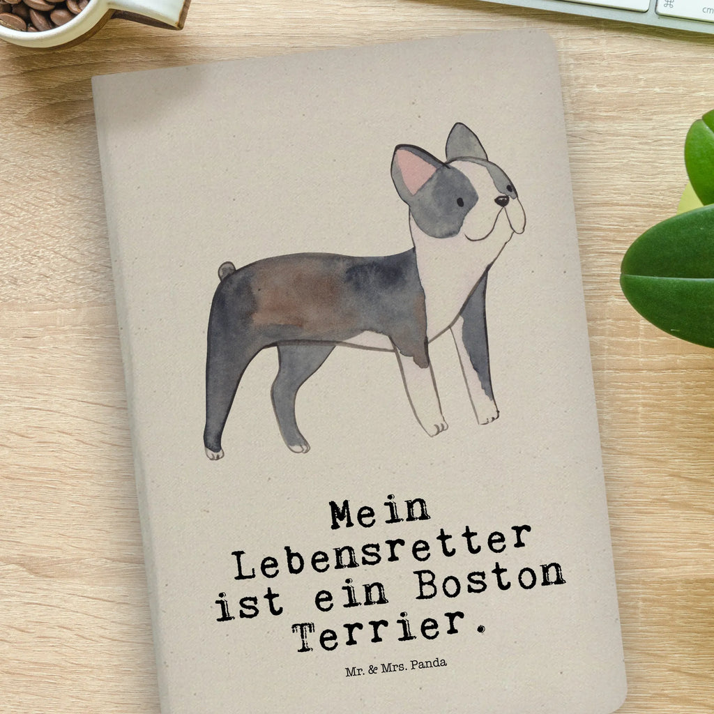 Baumwoll Notizbuch Boston Terrier Lebensretter Notizen, Eintragebuch, Tagebuch, Notizblock, Adressbuch, Journal, Kladde, Skizzenbuch, Notizheft, Schreibbuch, Schreibheft, Hund, Hunderasse, Rassehund, Hundebesitzer, Geschenk, Tierfreund, Schenken, Welpe, Boston Terrier