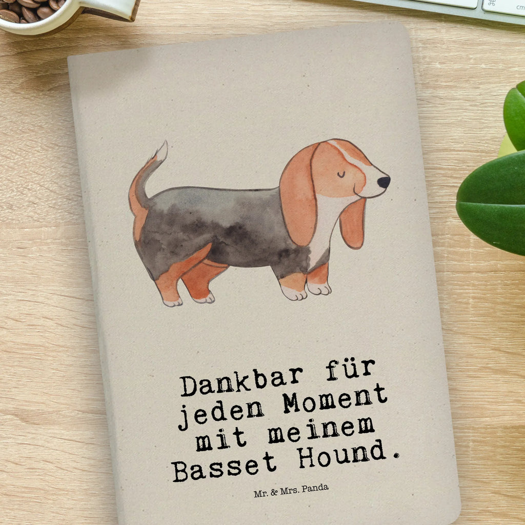 Baumwoll Notizbuch Basset Hound Moment Notizen, Eintragebuch, Tagebuch, Notizblock, Adressbuch, Journal, Kladde, Skizzenbuch, Notizheft, Schreibbuch, Schreibheft, Hund, Hunderasse, Rassehund, Hundebesitzer, Geschenk, Tierfreund, Schenken, Welpe, Basset Hound, Basset