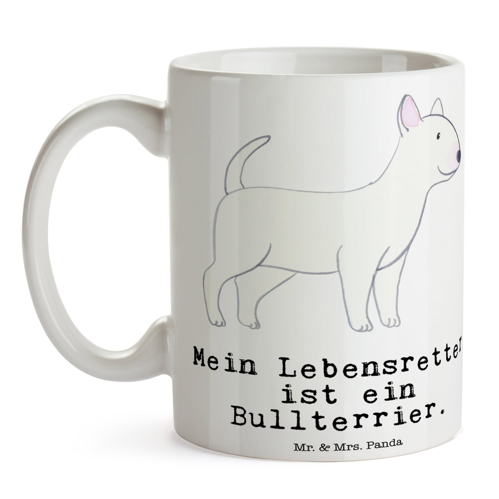 Tasse Bullterrier Lebensretter Tasse, Kaffeetasse, Teetasse, Becher, Kaffeebecher, Teebecher, Keramiktasse, Porzellantasse, Büro Tasse, Geschenk Tasse, Tasse Sprüche, Tasse Motive, Kaffeetassen, Tasse bedrucken, Designer Tasse, Cappuccino Tassen, Schöne Teetassen, Hund, Hunderasse, Rassehund, Hundebesitzer, Geschenk, Tierfreund, Schenken, Welpe, Bullterrier