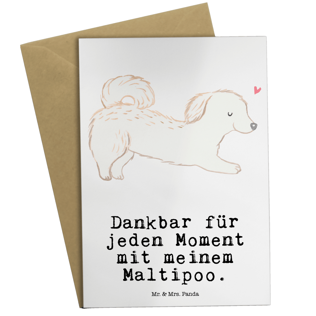 Grußkarte Maltipoo Moment Grußkarte, Klappkarte, Einladungskarte, Glückwunschkarte, Hochzeitskarte, Geburtstagskarte, Karte, Ansichtskarten, Hund, Hunderasse, Rassehund, Hundebesitzer, Geschenk, Tierfreund, Schenken, Welpe, Maltipoo, Kreuzung, Mischling