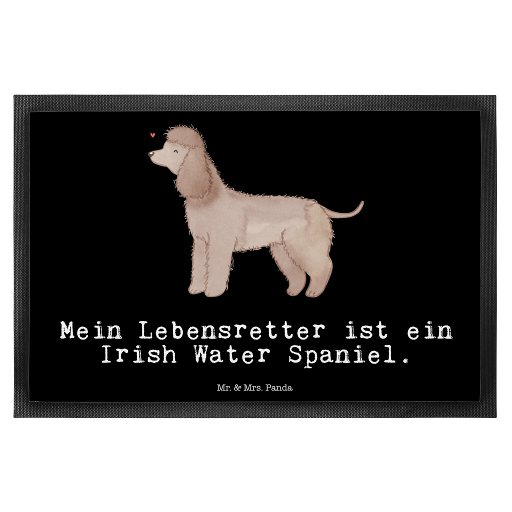 Fußmatte Irish Water Spaniel Lebensretter Türvorleger, Schmutzmatte, Fußabtreter, Matte, Schmutzfänger, Fußabstreifer, Schmutzfangmatte, Türmatte, Motivfußmatte, Haustürmatte, Vorleger, Fussmatten, Fußmatten, Gummimatte, Fußmatte außen, Fußmatte innen, Fussmatten online, Gummi Matte, Sauberlaufmatte, Fußmatte waschbar, Fußmatte outdoor, Schmutzfangmatte waschbar, Eingangsteppich, Fußabstreifer außen, Fußabtreter außen, Schmutzfangteppich, Fußmatte außen wetterfest, Hund, Hunderasse, Rassehund, Hundebesitzer, Geschenk, Tierfreund, Schenken, Welpe, Irish Water Spaniel, Jagdhund