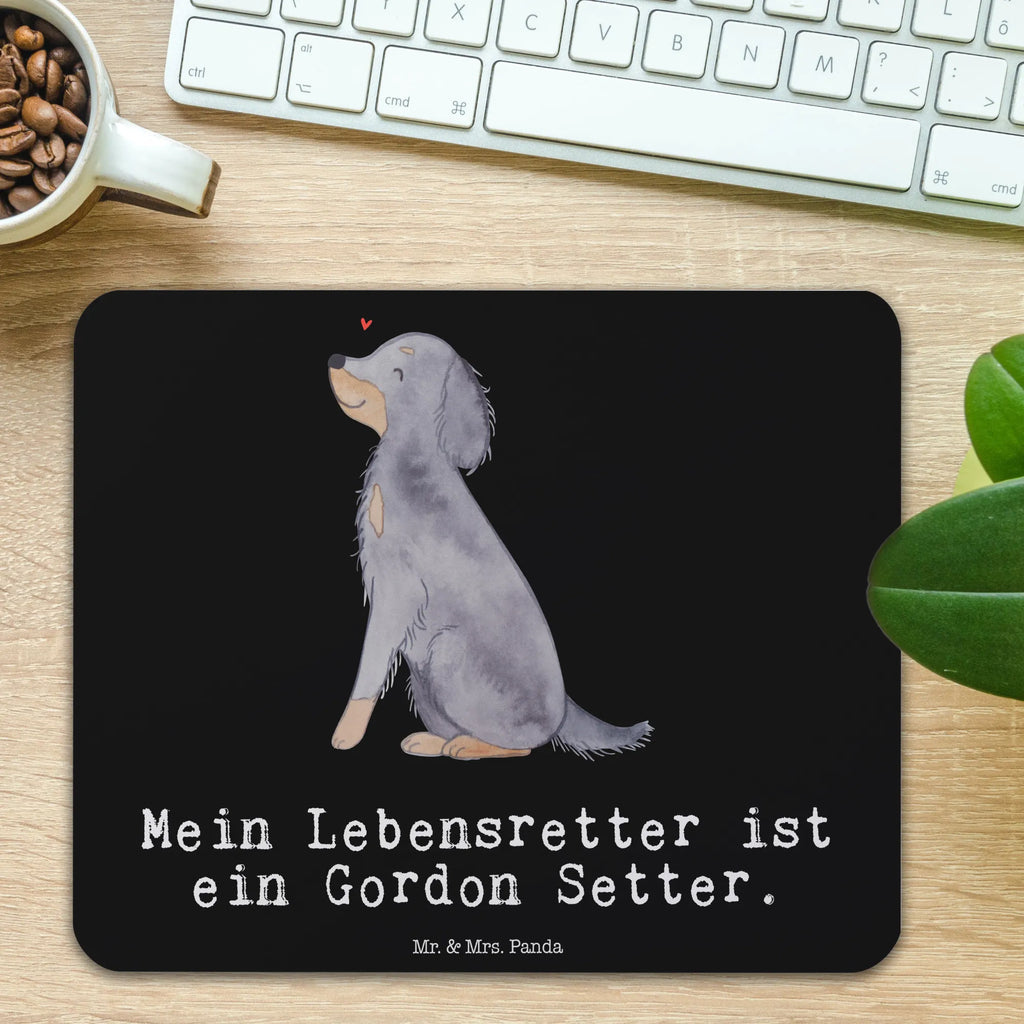 Mauspad Gordon Setter Lebensretter Mousepad, Computer zubehör, Büroausstattung, PC Zubehör, Arbeitszimmer, Mauspad, Einzigartiges Mauspad, Designer Mauspad, Mausunterlage, Mauspad Büro, Hund, Hunderasse, Rassehund, Hundebesitzer, Geschenk, Tierfreund, Schenken, Welpe, Gordon Shetter, Jagdhund