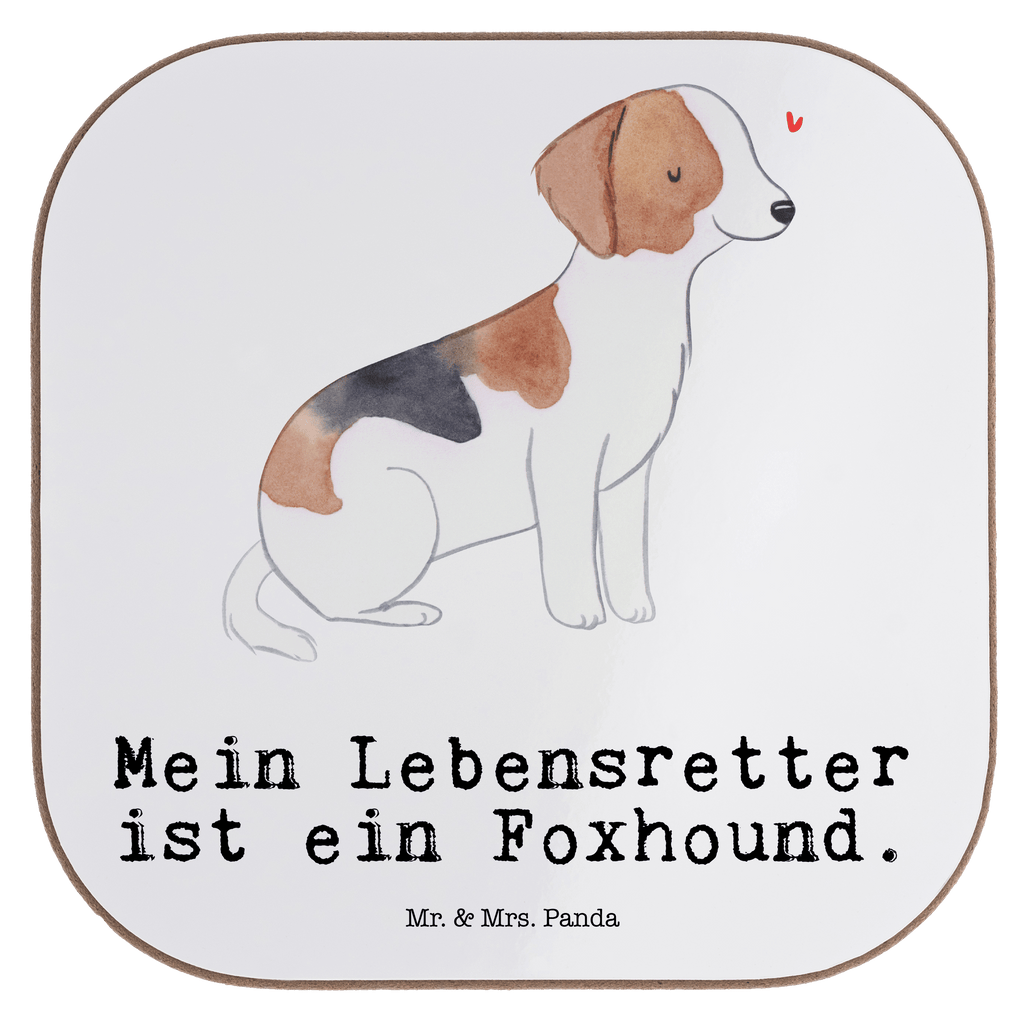 Quadratische Untersetzer Foxhound Lebensretter Untersetzer, Bierdeckel, Glasuntersetzer, Untersetzer Gläser, Getränkeuntersetzer, Untersetzer aus Holz, Untersetzer für Gläser, Korkuntersetzer, Untersetzer Holz, Holzuntersetzer, Tassen Untersetzer, Untersetzer Design, Hund, Hunderasse, Rassehund, Hundebesitzer, Geschenk, Tierfreund, Schenken, Welpe, Foxhound, Jagdhund, Laufhund