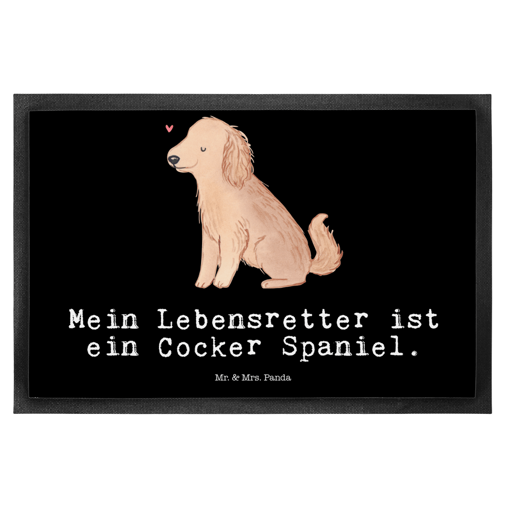 Fußmatte Cocker Spaniel Lebensretter Türvorleger, Schmutzmatte, Fußabtreter, Matte, Schmutzfänger, Fußabstreifer, Schmutzfangmatte, Türmatte, Motivfußmatte, Haustürmatte, Vorleger, Fussmatten, Fußmatten, Gummimatte, Fußmatte außen, Fußmatte innen, Fussmatten online, Gummi Matte, Sauberlaufmatte, Fußmatte waschbar, Fußmatte outdoor, Schmutzfangmatte waschbar, Eingangsteppich, Fußabstreifer außen, Fußabtreter außen, Schmutzfangteppich, Fußmatte außen wetterfest, Hund, Hunderasse, Rassehund, Hundebesitzer, Geschenk, Tierfreund, Schenken, Welpe, Englische Cockerspaniel, Cocker Spaniel