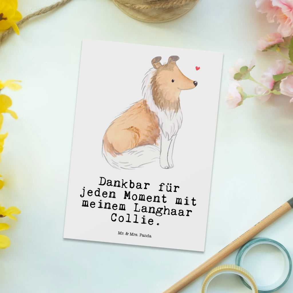 Postkarte Langhaar Collie Moment Postkarte, Karte, Geschenkkarte, Grußkarte, Einladung, Ansichtskarte, Geburtstagskarte, Einladungskarte, Dankeskarte, Ansichtskarten, Einladung Geburtstag, Einladungskarten Geburtstag, Hund, Hunderasse, Rassehund, Hundebesitzer, Geschenk, Tierfreund, Schenken, Welpe, Langhaar Collie, britischer Hütehund