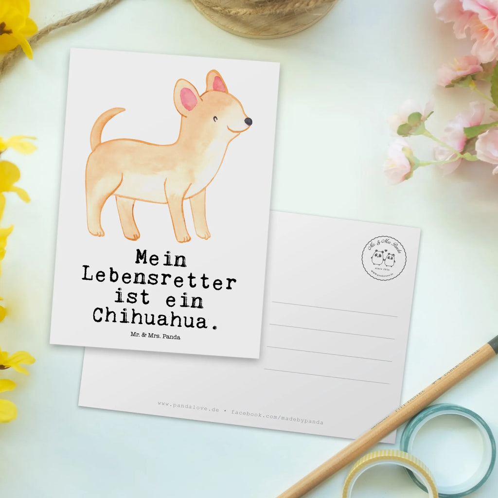 Postkarte Chihuahua Lebensretter Postkarte, Karte, Geschenkkarte, Grußkarte, Einladung, Ansichtskarte, Geburtstagskarte, Einladungskarte, Dankeskarte, Ansichtskarten, Einladung Geburtstag, Einladungskarten Geburtstag, Hund, Hunderasse, Rassehund, Hundebesitzer, Geschenk, Tierfreund, Schenken, Welpe, Chihuahua