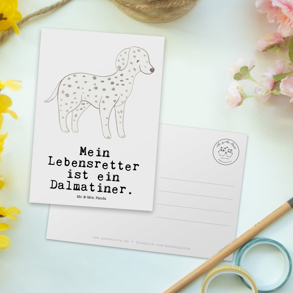 Postkarte Dalmatiner Lebensretter Postkarte, Karte, Geschenkkarte, Grußkarte, Einladung, Ansichtskarte, Geburtstagskarte, Einladungskarte, Dankeskarte, Ansichtskarten, Einladung Geburtstag, Einladungskarten Geburtstag, Hund, Hunderasse, Rassehund, Hundebesitzer, Geschenk, Tierfreund, Schenken, Welpe, Dalmatiner, Dalmatinac