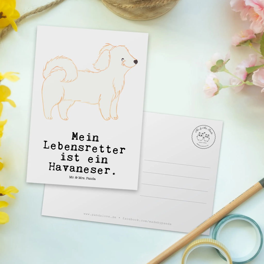 Postkarte Havaneser Lebensretter Postkarte, Karte, Geschenkkarte, Grußkarte, Einladung, Ansichtskarte, Geburtstagskarte, Einladungskarte, Dankeskarte, Ansichtskarten, Einladung Geburtstag, Einladungskarten Geburtstag, Hund, Hunderasse, Rassehund, Hundebesitzer, Geschenk, Tierfreund, Schenken, Welpe, Havaneser, Havi, Bichon Havanais, Bichón Habanero