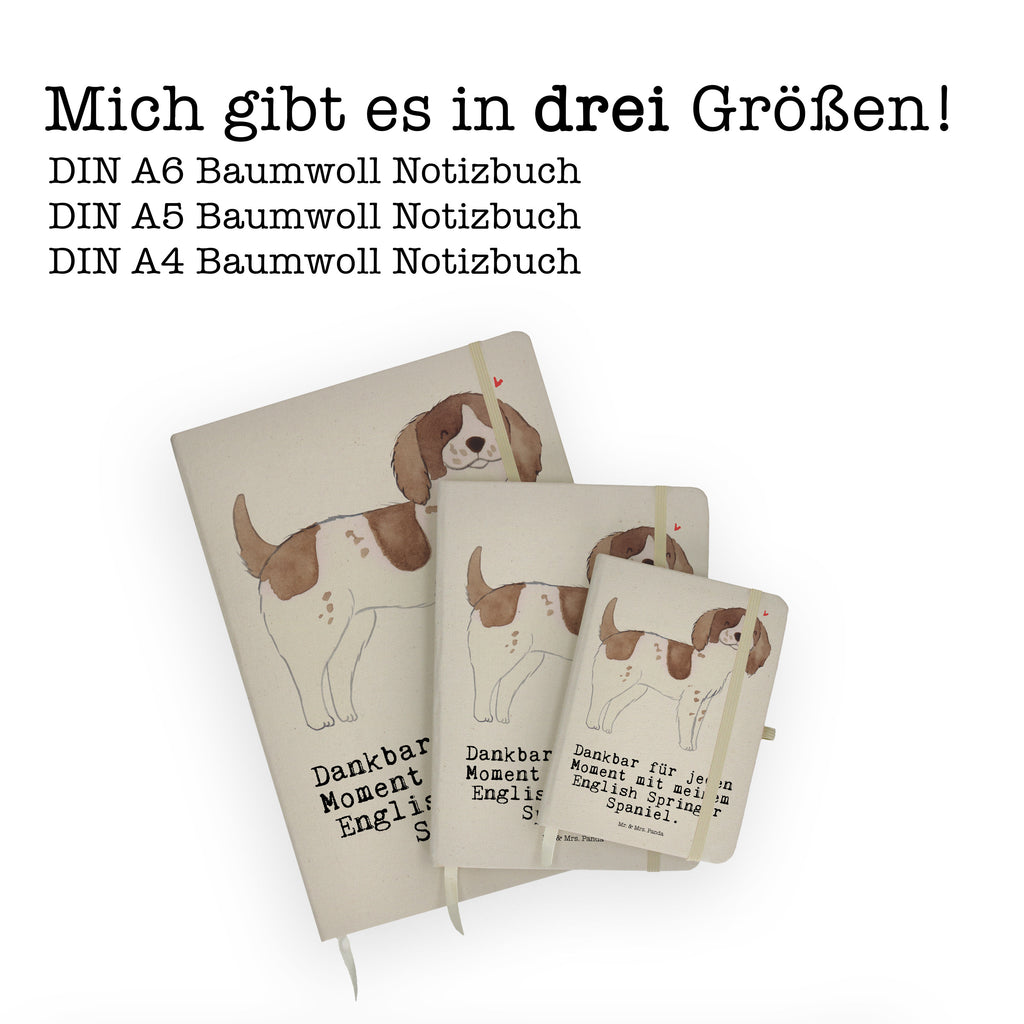 Baumwoll Notizbuch English Springer Spaniel Moment Notizen, Eintragebuch, Tagebuch, Notizblock, Adressbuch, Journal, Kladde, Skizzenbuch, Notizheft, Schreibbuch, Schreibheft, Hund, Hunderasse, Rassehund, Hundebesitzer, Geschenk, Tierfreund, Schenken, Welpe, English Springer Spaniel