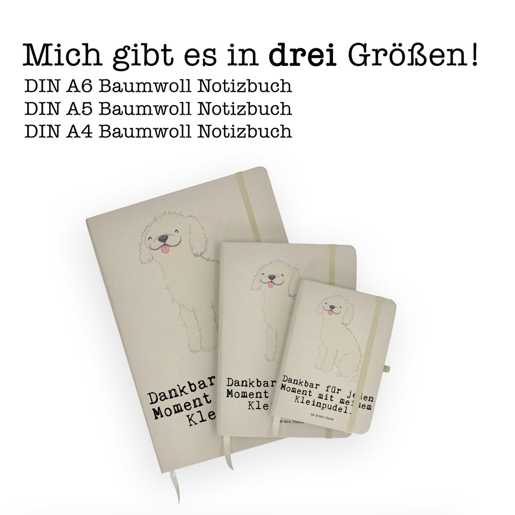 Baumwoll Notizbuch Kleinpudel Moment Notizen, Eintragebuch, Tagebuch, Notizblock, Adressbuch, Journal, Kladde, Skizzenbuch, Notizheft, Schreibbuch, Schreibheft, Hund, Hunderasse, Rassehund, Hundebesitzer, Geschenk, Tierfreund, Schenken, Welpe, Pudel, Kleinpudel