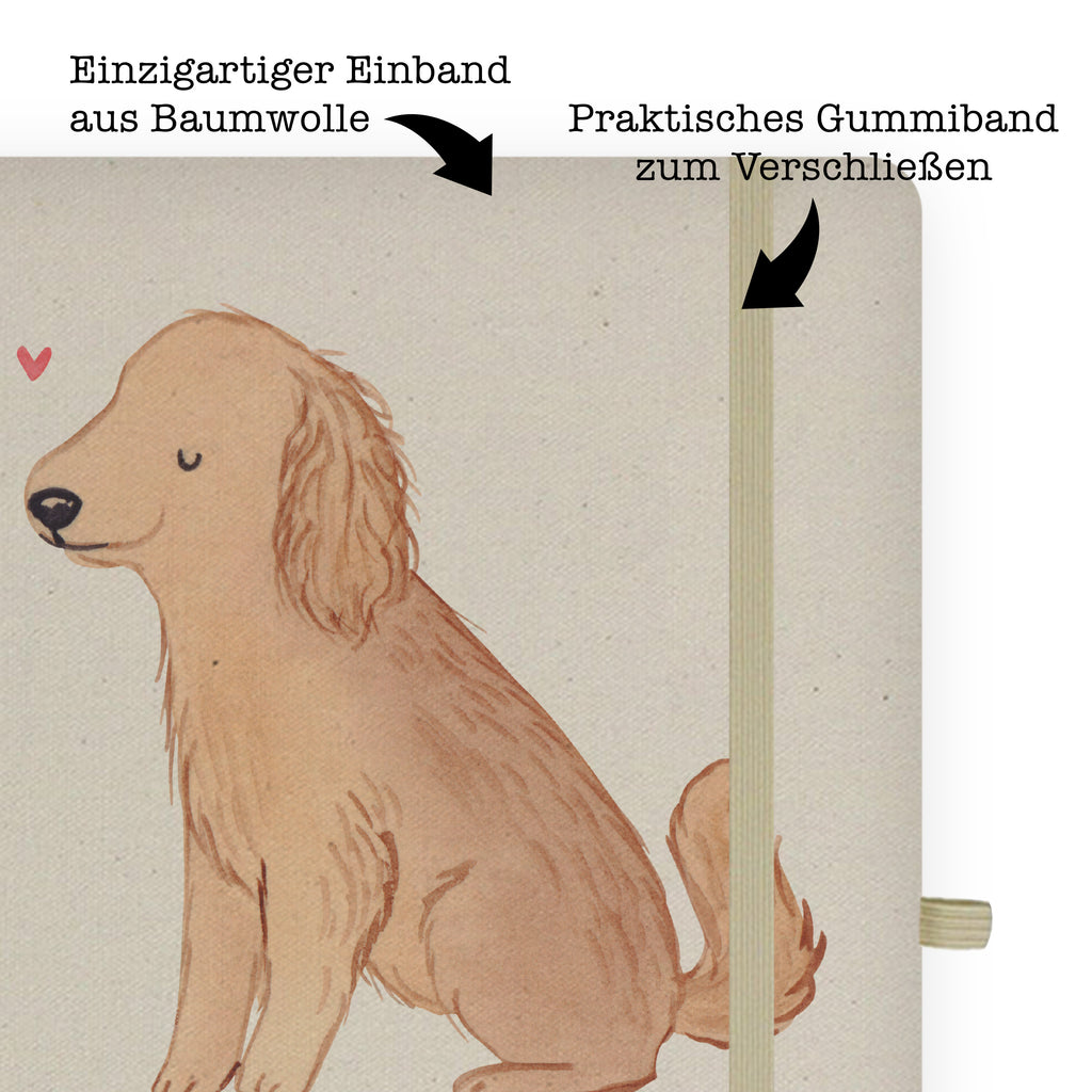 Baumwoll Notizbuch Cocker Spaniel Moment Notizen, Eintragebuch, Tagebuch, Notizblock, Adressbuch, Journal, Kladde, Skizzenbuch, Notizheft, Schreibbuch, Schreibheft, Hund, Hunderasse, Rassehund, Hundebesitzer, Geschenk, Tierfreund, Schenken, Welpe, Englische Cockerspaniel, Cocker Spaniel