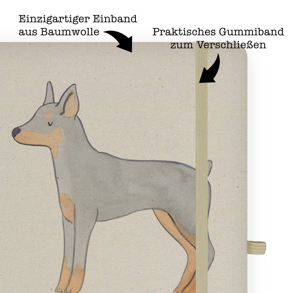 Baumwoll Notizbuch Dobermann Pinscher Lebensretter Notizen, Eintragebuch, Tagebuch, Notizblock, Adressbuch, Journal, Kladde, Skizzenbuch, Notizheft, Schreibbuch, Schreibheft, Hund, Hunderasse, Rassehund, Hundebesitzer, Geschenk, Tierfreund, Schenken, Welpe, Dobermann Pinscher