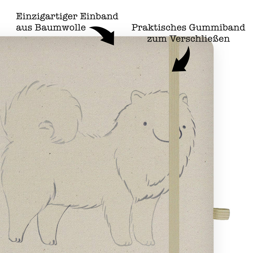 Baumwoll Notizbuch Samojede Lebensretter Notizen, Eintragebuch, Tagebuch, Notizblock, Adressbuch, Journal, Kladde, Skizzenbuch, Notizheft, Schreibbuch, Schreibheft, Hund, Hunderasse, Rassehund, Hundebesitzer, Geschenk, Tierfreund, Schenken, Welpe, Samojede, Samojedenhund, Samojedenspitz