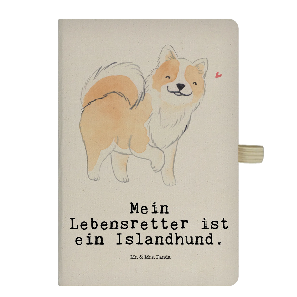 Baumwoll Notizbuch Islandhund Lebensretter Notizen, Eintragebuch, Tagebuch, Notizblock, Adressbuch, Journal, Kladde, Skizzenbuch, Notizheft, Schreibbuch, Schreibheft, Hund, Hunderasse, Rassehund, Hundebesitzer, Geschenk, Tierfreund, Schenken, Welpe, Islandhund, isländischer Schäferhund