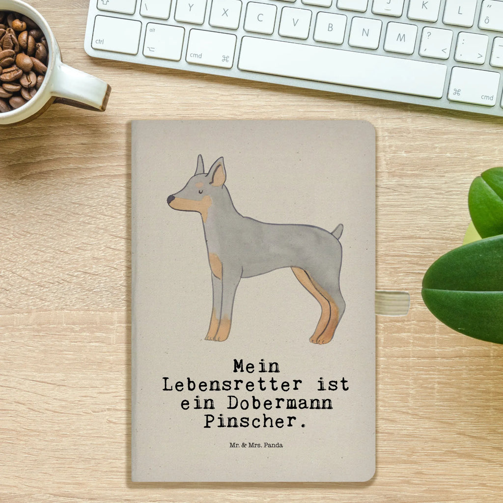 Baumwoll Notizbuch Dobermann Pinscher Lebensretter Notizen, Eintragebuch, Tagebuch, Notizblock, Adressbuch, Journal, Kladde, Skizzenbuch, Notizheft, Schreibbuch, Schreibheft, Hund, Hunderasse, Rassehund, Hundebesitzer, Geschenk, Tierfreund, Schenken, Welpe, Dobermann Pinscher