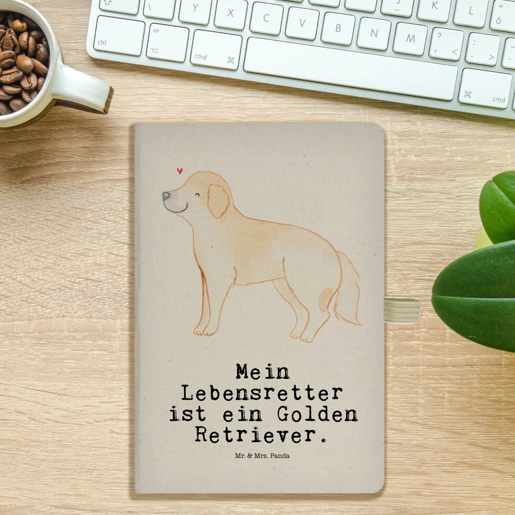 Baumwoll Notizbuch Golden Retriever Lebensretter Notizen, Eintragebuch, Tagebuch, Notizblock, Adressbuch, Journal, Kladde, Skizzenbuch, Notizheft, Schreibbuch, Schreibheft, Hund, Hunderasse, Rassehund, Hundebesitzer, Geschenk, Tierfreund, Schenken, Welpe, Golden Retriever, Goldie Hund