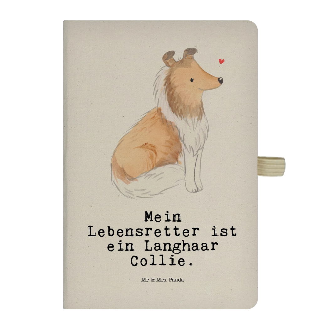 Baumwoll Notizbuch Langhaar Collie Lebensretter Notizen, Eintragebuch, Tagebuch, Notizblock, Adressbuch, Journal, Kladde, Skizzenbuch, Notizheft, Schreibbuch, Schreibheft, Hund, Hunderasse, Rassehund, Hundebesitzer, Geschenk, Tierfreund, Schenken, Welpe, Langhaar Collie, britischer Hütehund